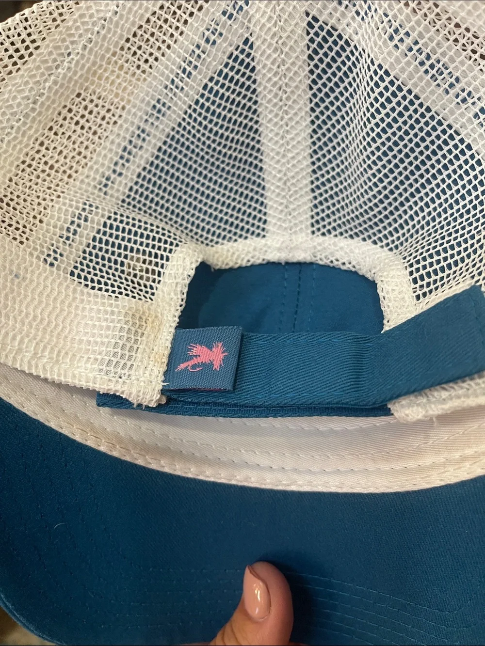Women’s Blue Trucker Hats and Buff Set